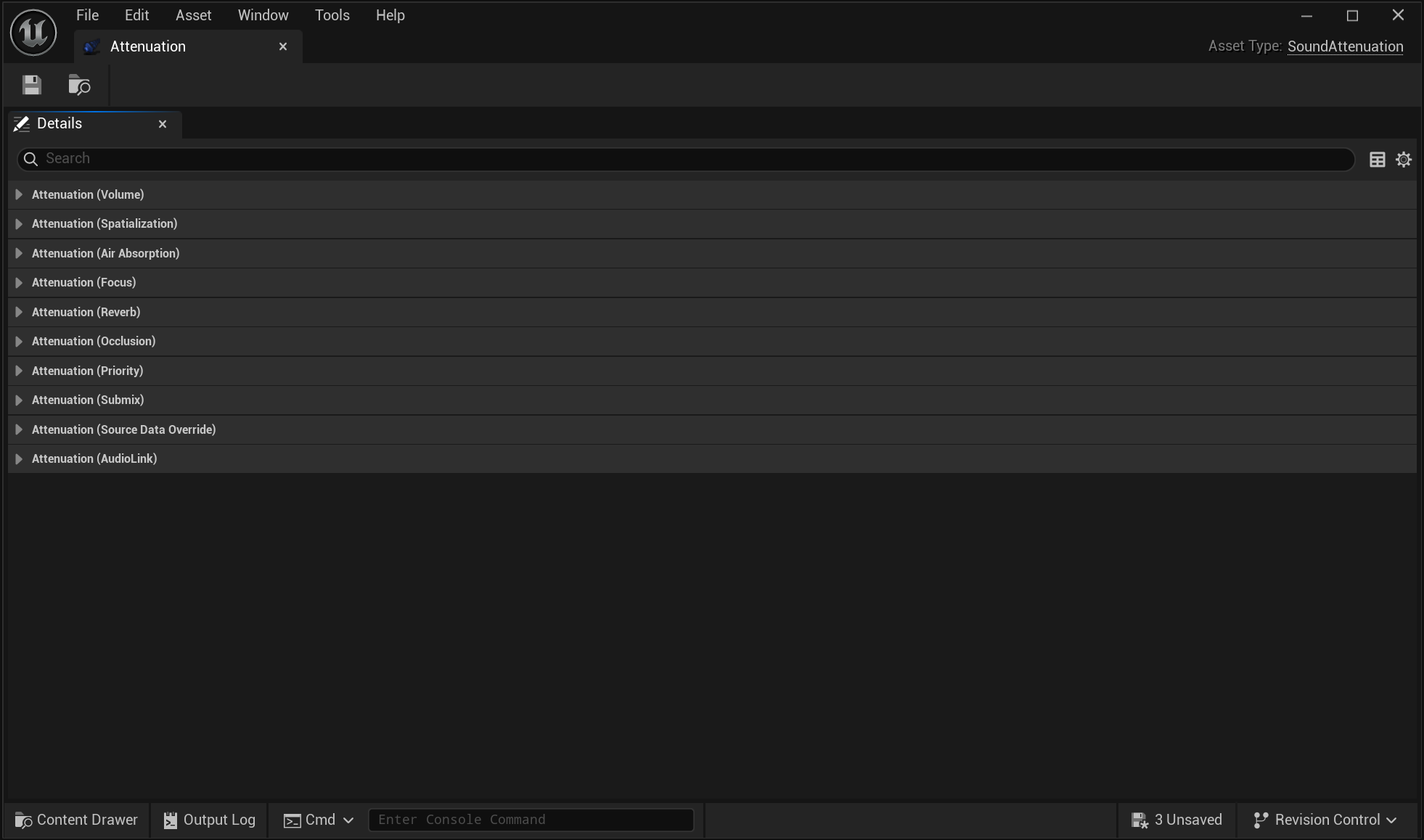 SourceAttenuation Detail